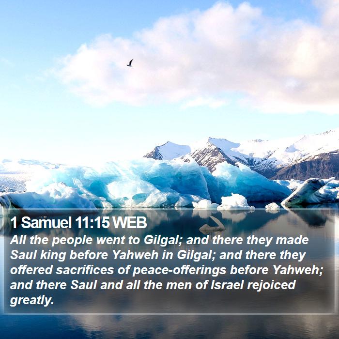 1 Samuel 11:15 WEB Bible Study