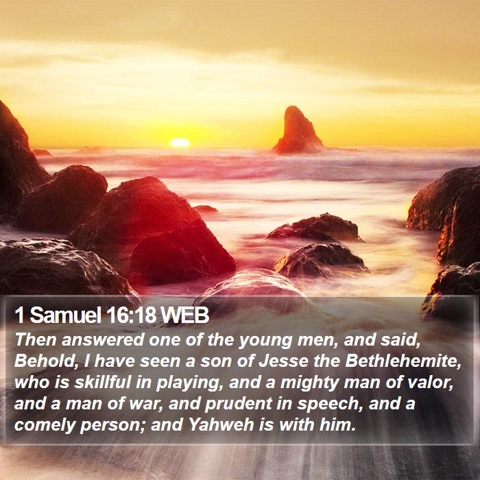 1 Samuel 16:18 WEB Bible Study