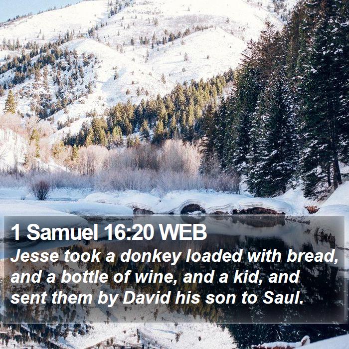 1 Samuel 16:20 WEB Bible Study