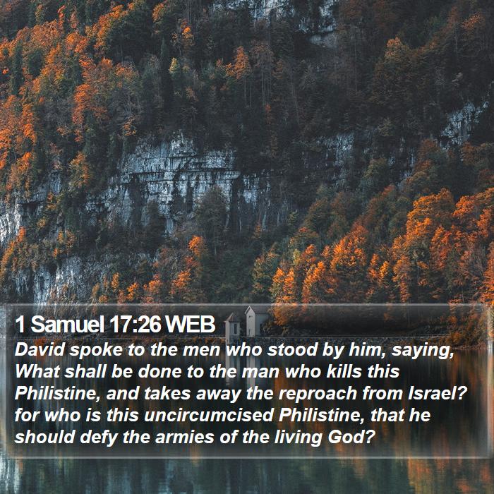 1 Samuel 17:26 WEB Bible Study