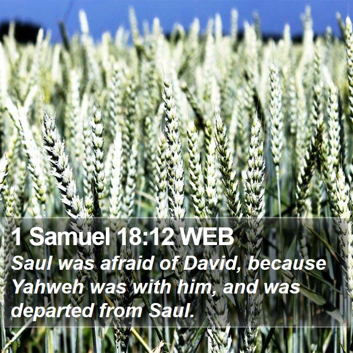 1 Samuel 18:12 WEB Bible Study