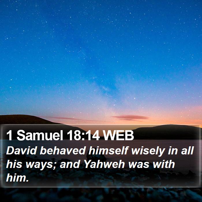 1 Samuel 18:14 WEB Bible Study