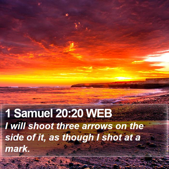 1 Samuel 20:20 WEB Bible Study