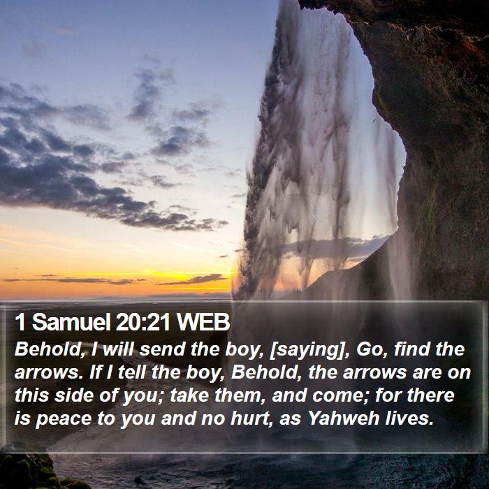 1 Samuel 20:21 WEB Bible Study