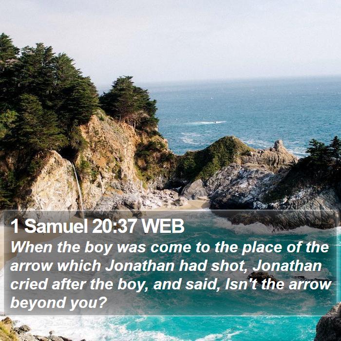 1 Samuel 20:37 WEB Bible Study