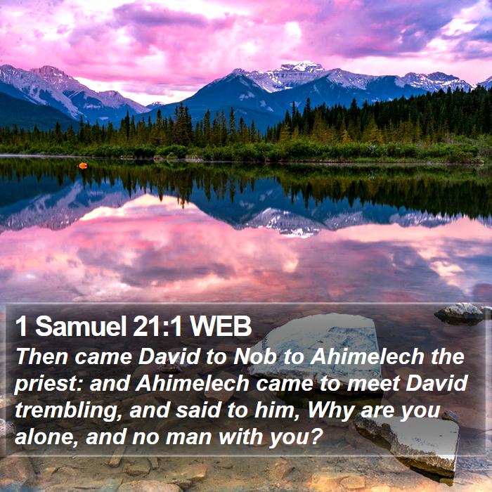 1 Samuel 21:1 WEB Bible Study