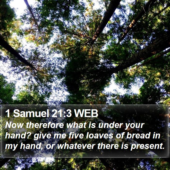 1 Samuel 21:3 WEB Bible Study