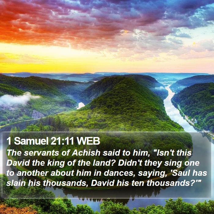 1 Samuel 21:11 WEB Bible Study