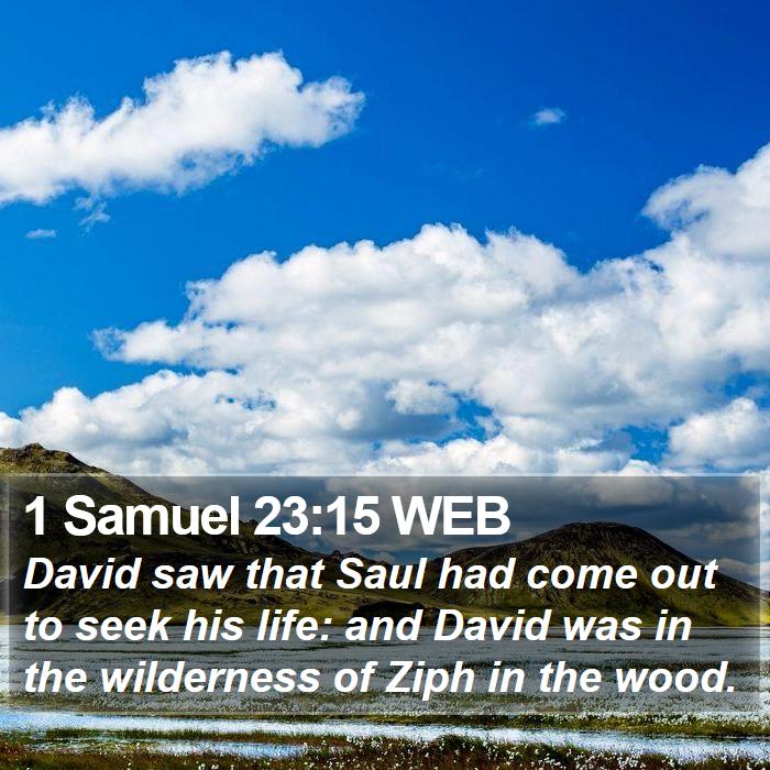 1 Samuel 23:15 WEB Bible Study