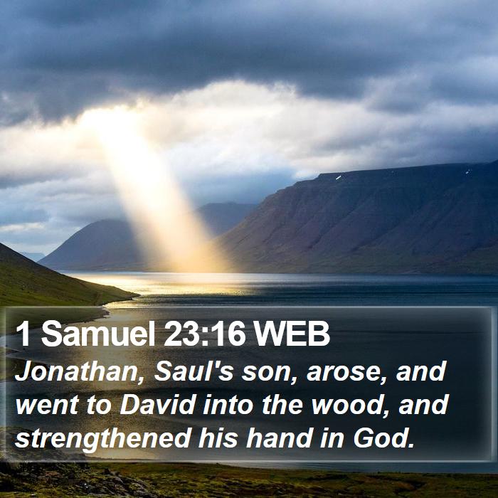 1 Samuel 23:16 WEB Bible Study