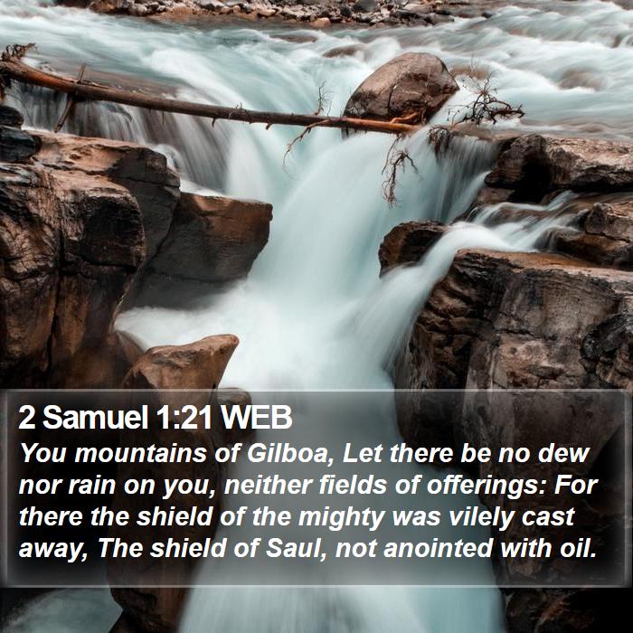 2 Samuel 1:21 WEB Bible Study