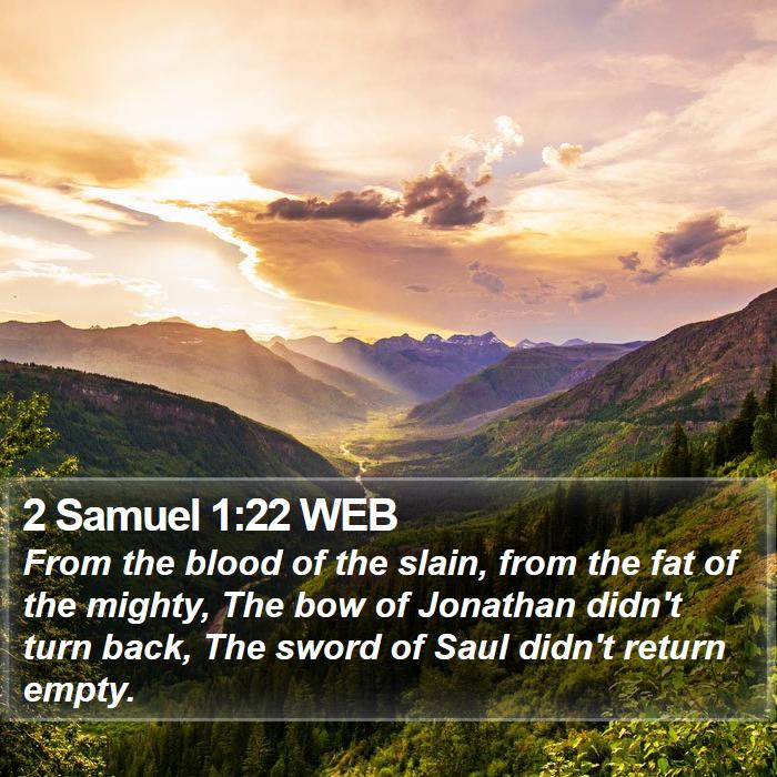 2 Samuel 1:22 WEB Bible Study