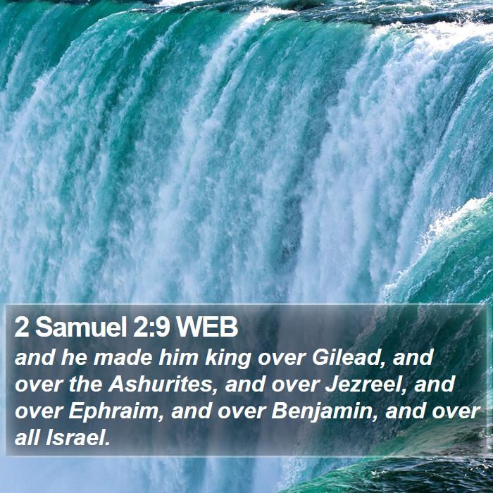 2 Samuel 2:9 WEB Bible Study