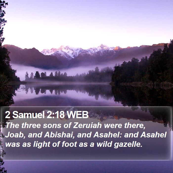 2 Samuel 2:18 WEB Bible Study