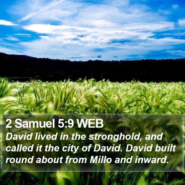 2 Samuel 5:9 WEB Bible Study