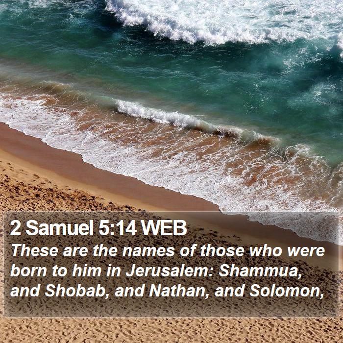 2 Samuel 5:14 WEB Bible Study