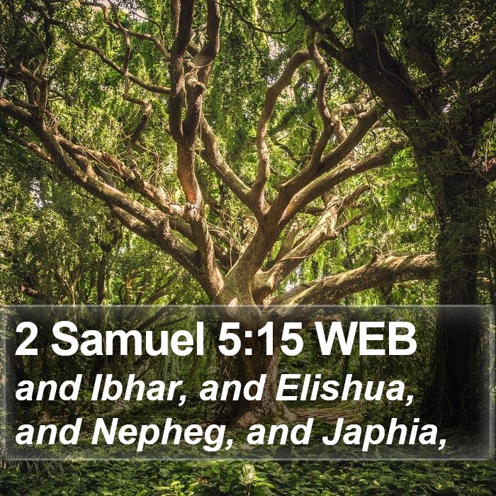 2 Samuel 5:15 WEB Bible Study