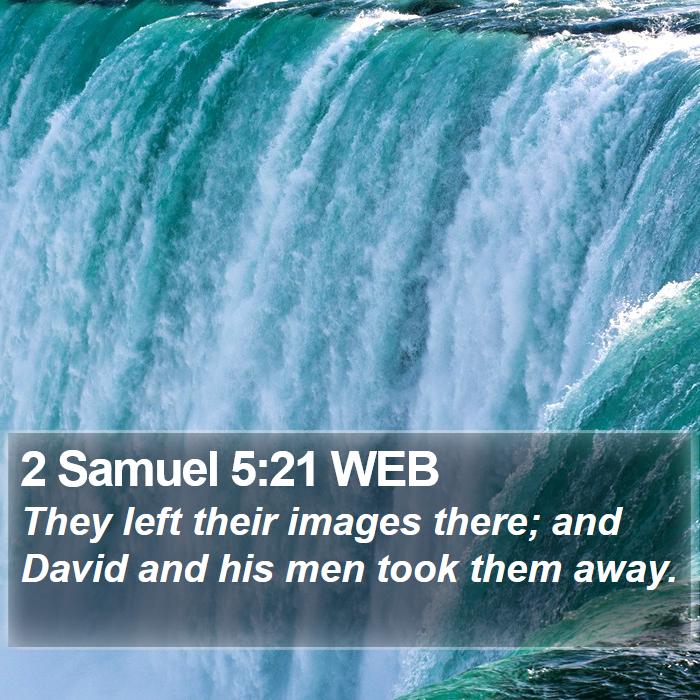 2 Samuel 5:21 WEB Bible Study