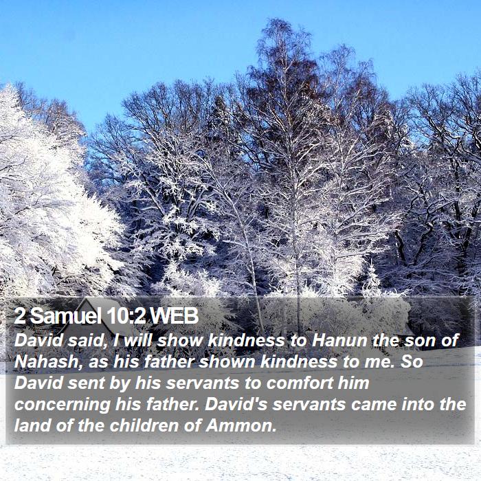 2 Samuel 10:2 WEB Bible Study