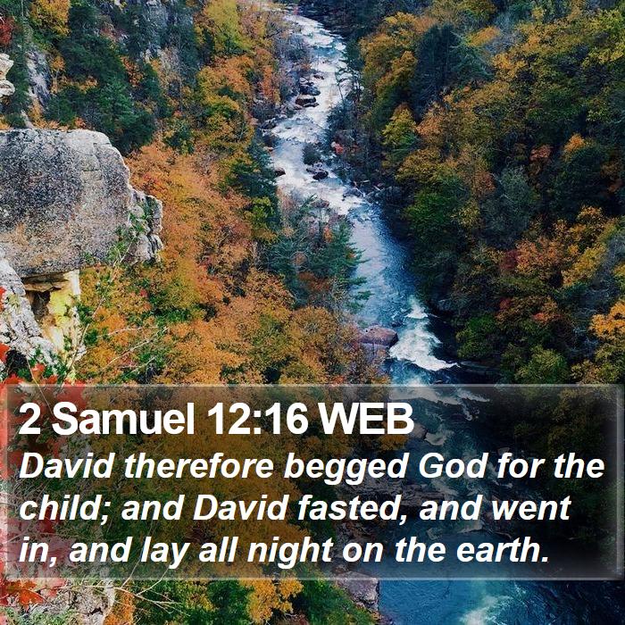 2 Samuel 12:16 WEB Bible Study