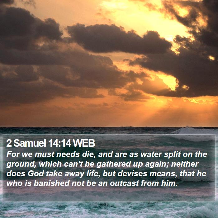 2 Samuel 14:14 WEB Bible Study