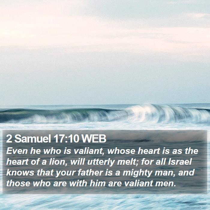 2 Samuel 17:10 WEB Bible Study