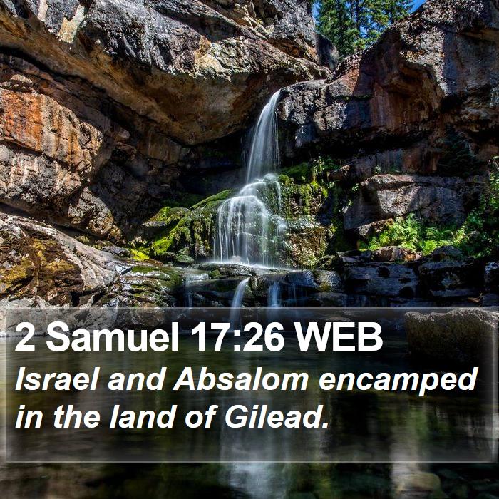 2 Samuel 17:26 WEB Bible Study