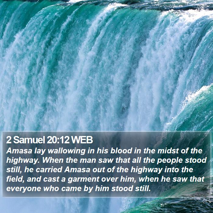 2 Samuel 20:12 WEB Bible Study