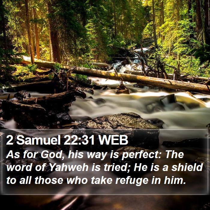 2 Samuel 22:31 WEB Bible Study