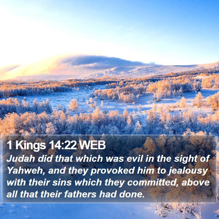 1 Kings 14:22 WEB Bible Study