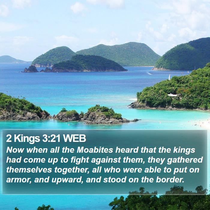 2 Kings 3:21 WEB Bible Study