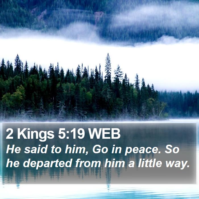 2 Kings 5:19 WEB Bible Study