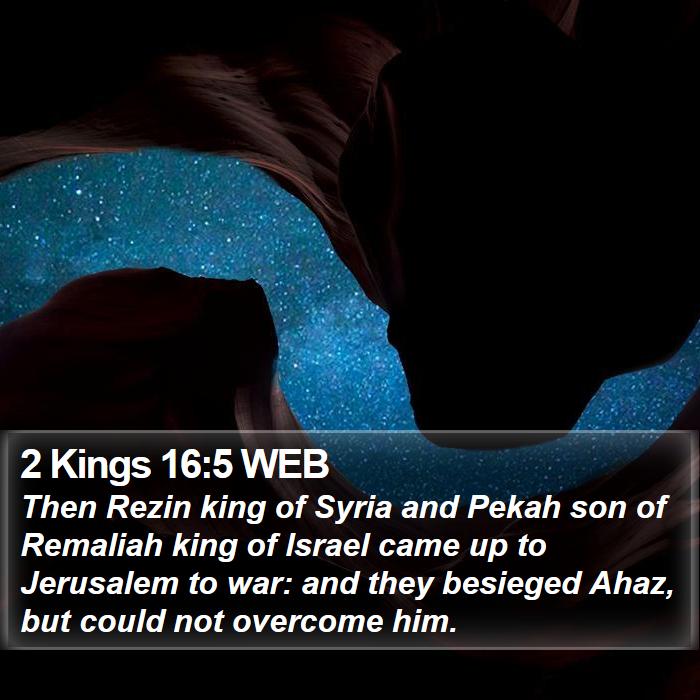 2 Kings 16:5 WEB Bible Study