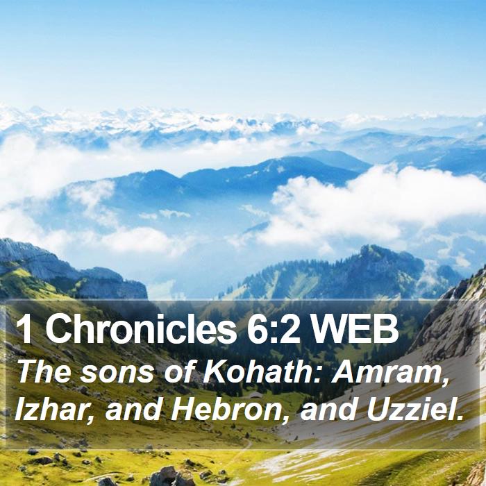 1 Chronicles 6:2 WEB Bible Study