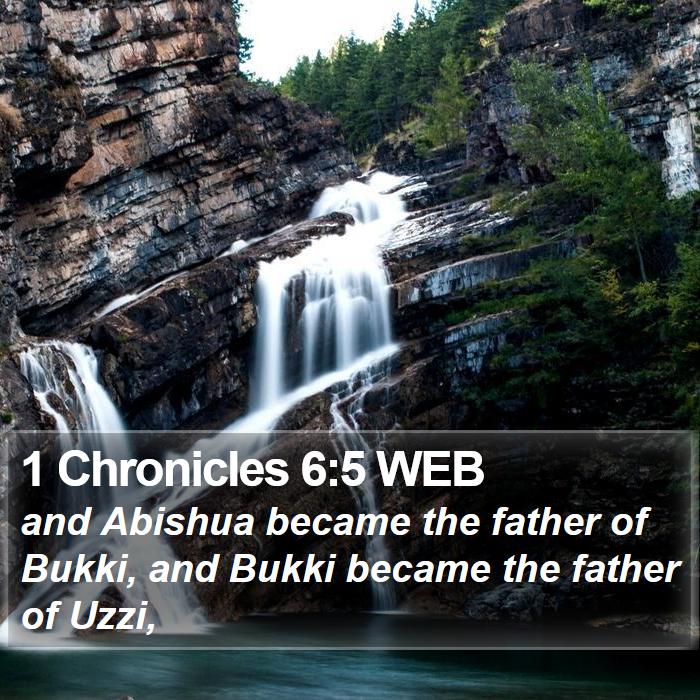 1 Chronicles 6:5 WEB Bible Study