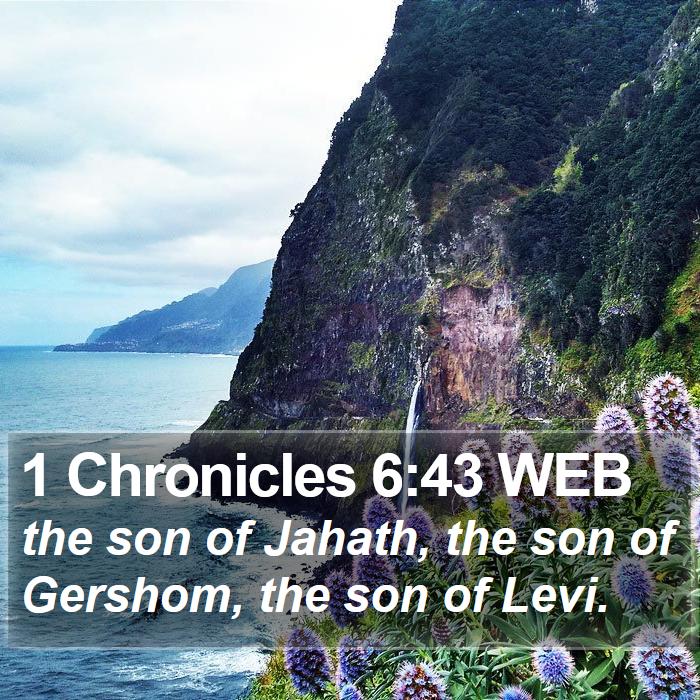 1 Chronicles 6:43 WEB Bible Study