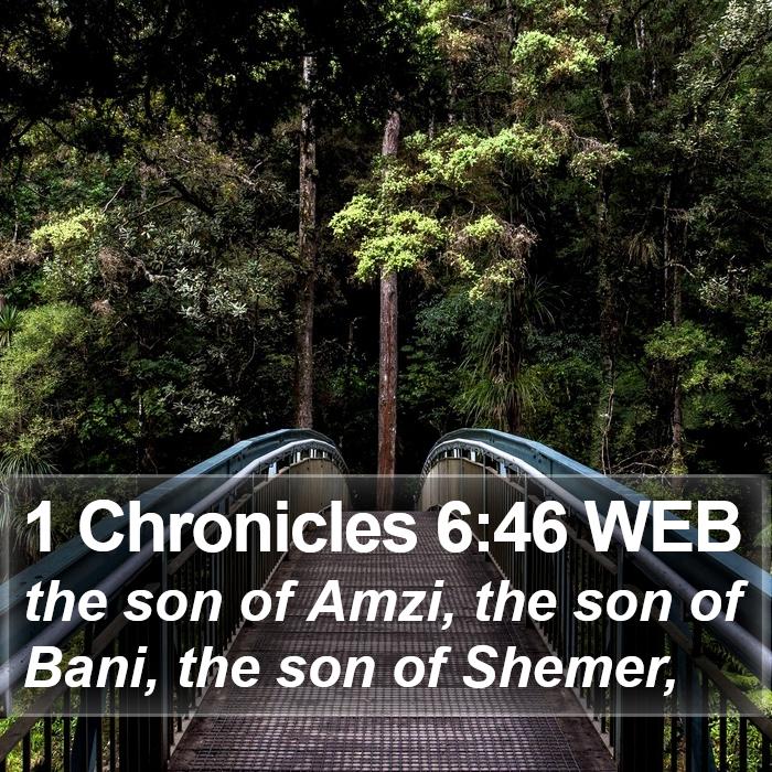 1 Chronicles 6:46 WEB Bible Study