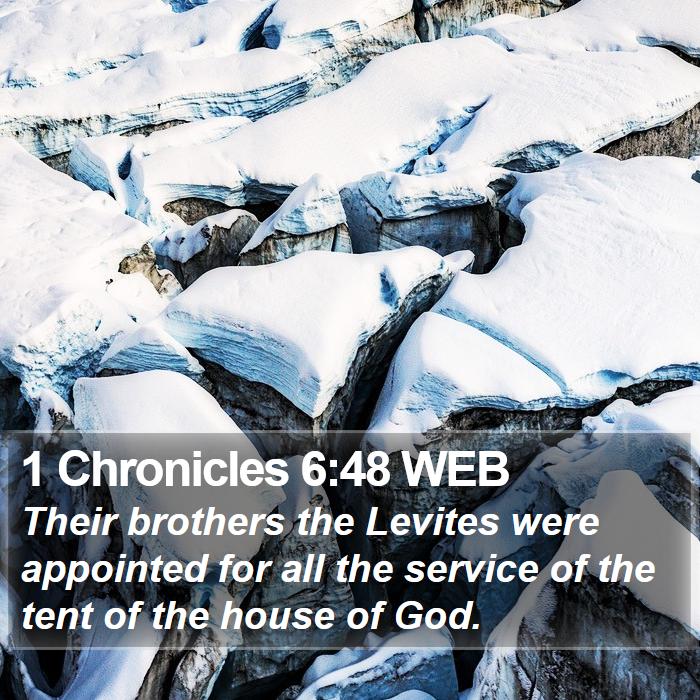 1 Chronicles 6:48 WEB Bible Study