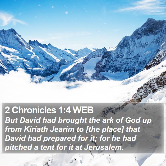 2 Chronicles 1:4 WEB Bible Study