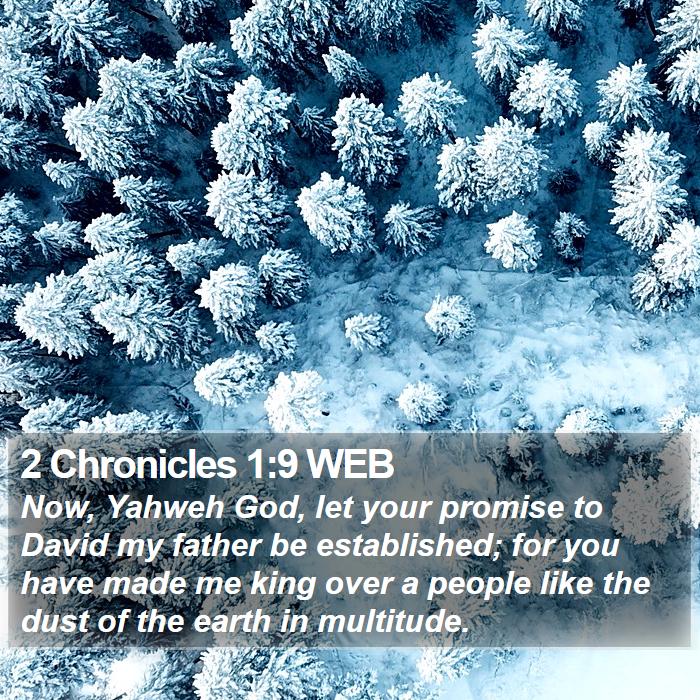 2 Chronicles 1:9 WEB Bible Study