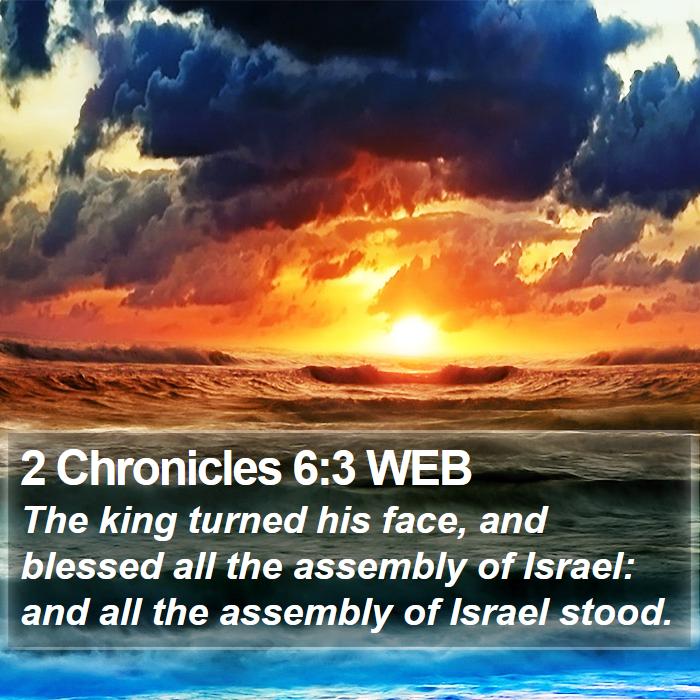 2 Chronicles 6:3 WEB Bible Study