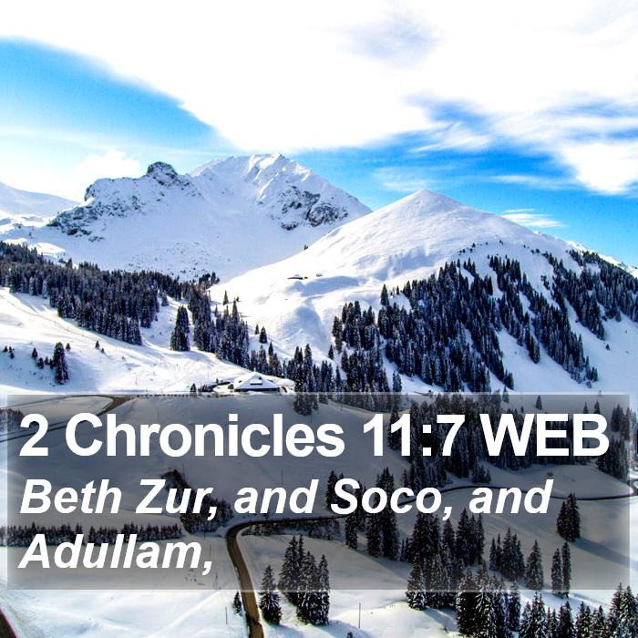 2 Chronicles 11:7 WEB Bible Study