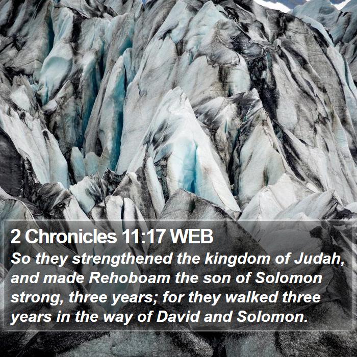 2 Chronicles 11:17 WEB Bible Study