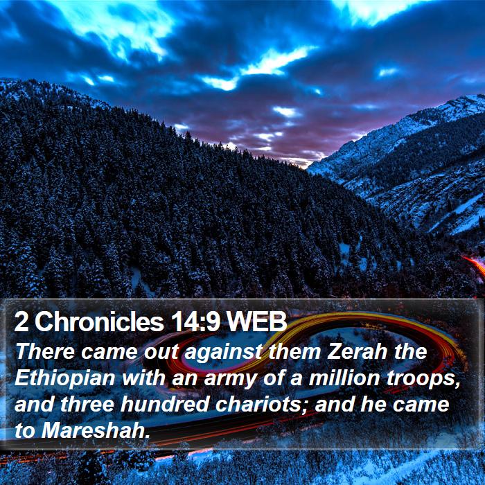 2 Chronicles 14:9 WEB Bible Study