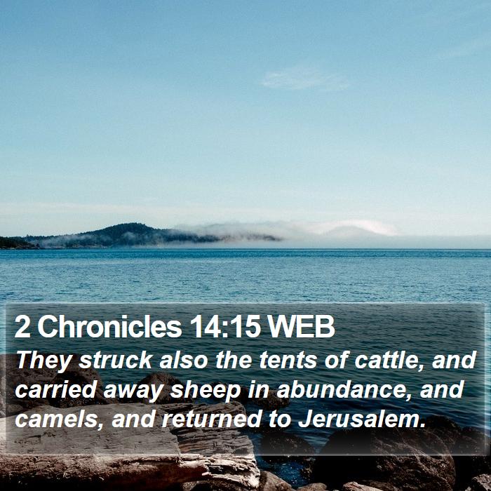 2 Chronicles 14:15 WEB Bible Study