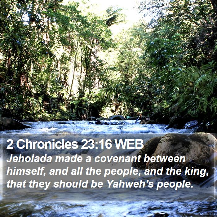 2 Chronicles 23:16 WEB Bible Study