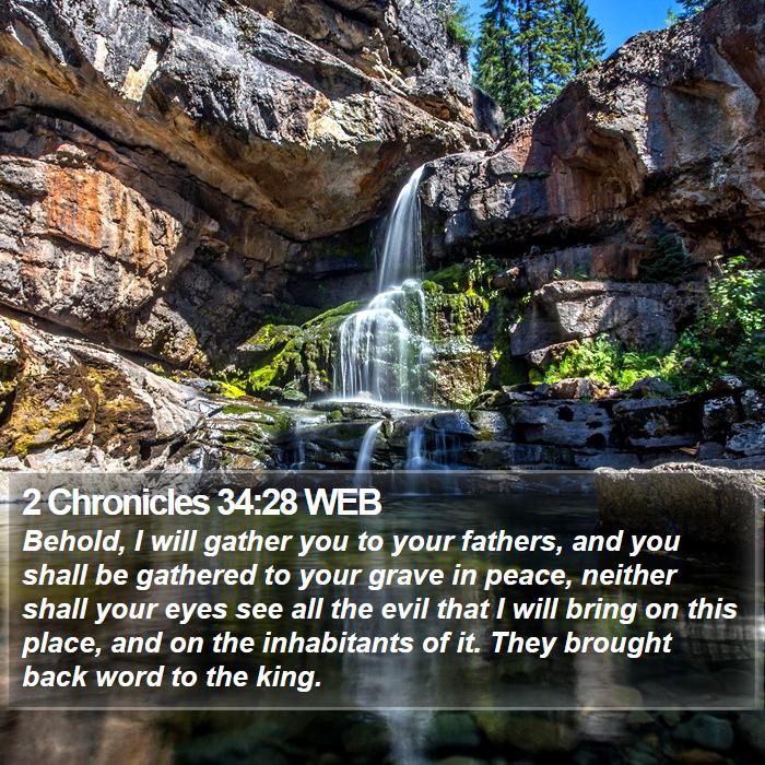 2 Chronicles 34:28 WEB Bible Study