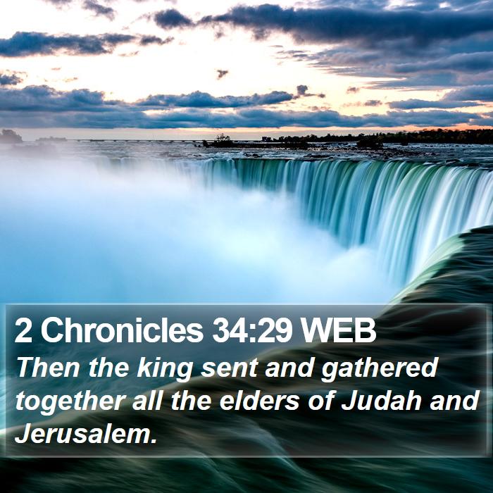 2 Chronicles 34:29 WEB Bible Study