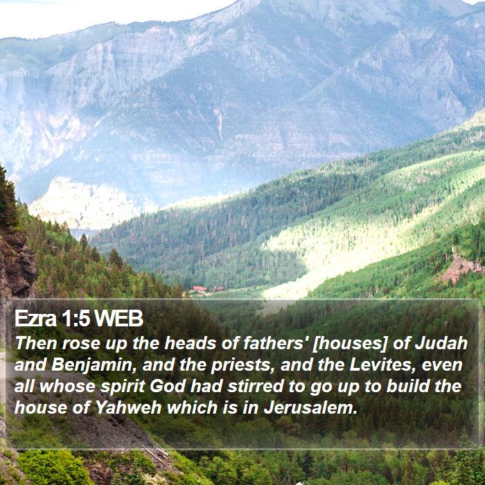 Ezra 1:5 WEB Bible Study