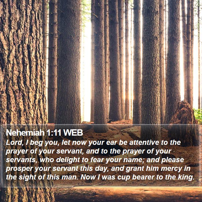 Nehemiah 1:11 WEB Bible Study